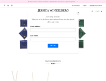 Tablet Screenshot of jessicawinzelberg.com
